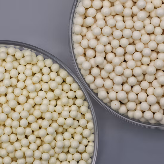 Médias de meulage en silicate de zirconium à bille en céramique haute densité