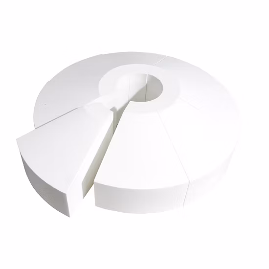 Le revêtement en céramique d'alumine Al2O3 résistant à l'usure couvre de tuiles le revêtement d'usure de trémie